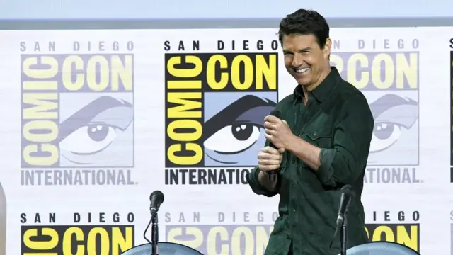 Tom Cruise, Comic Con festivalinde fragmanın tanıtımını yaptı.