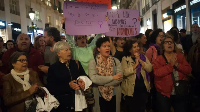 Митинг в Барселоне после решения суда