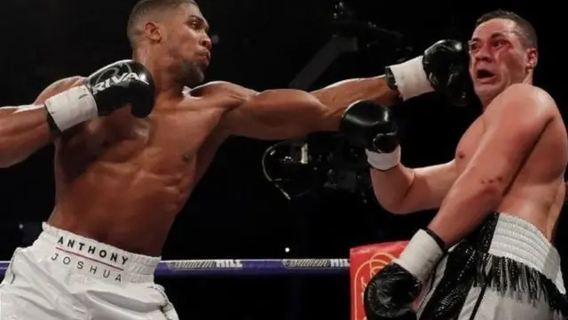 Anthony Joshua vs Joseph Parker.