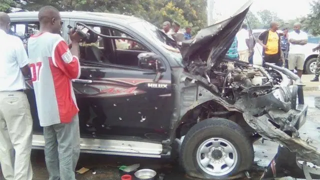 Imodoka yari itwaye Gen Nshimirimana