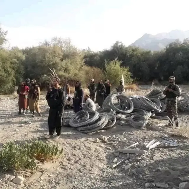 نفرات "طالبان" در منطقه مرزی با پاکستانی