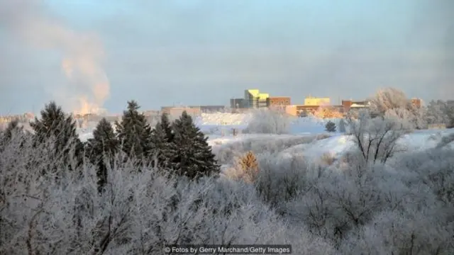 Pada musim dingin, suhu di Saskatchewan bisa turun sampai -40 derajat Celsius.