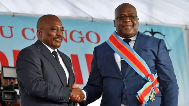 Rais Felix Tshisekedi na Joseph Kabila
