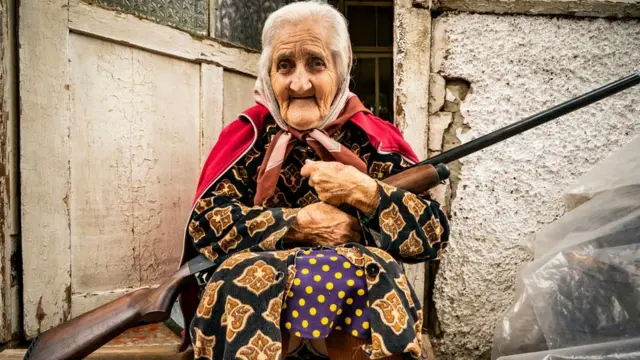 Жительница Степанакерта