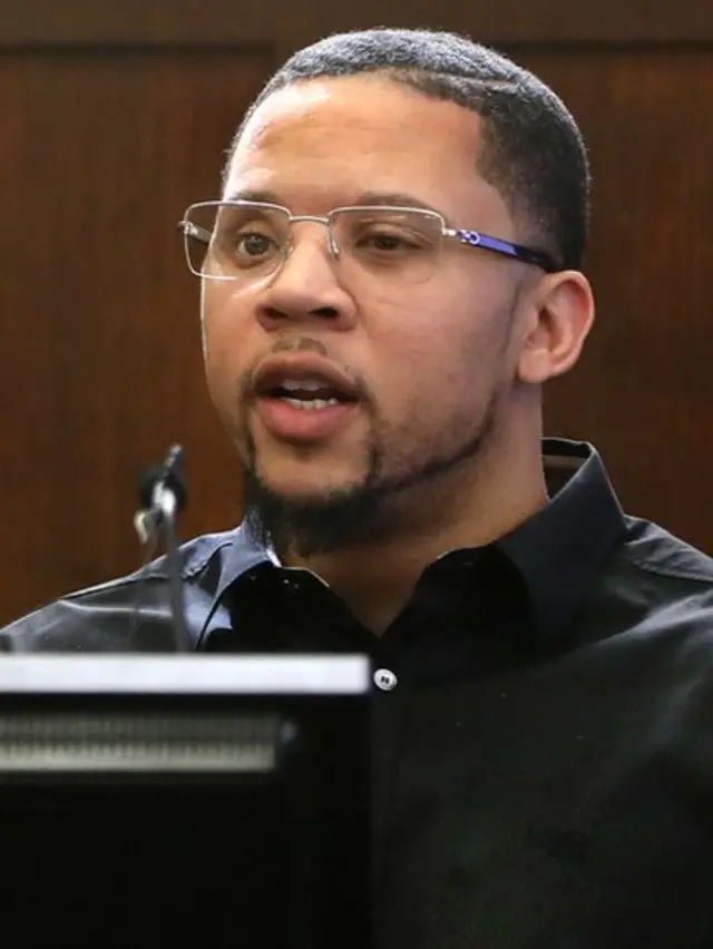 Alexander Bradley durante el juicio a Aaron Hernandez