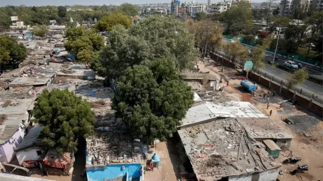 अहमदाबाद की झुग्गी