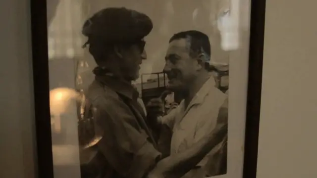 Prado con el expresidente de Bolivia René Barrientos en 1967