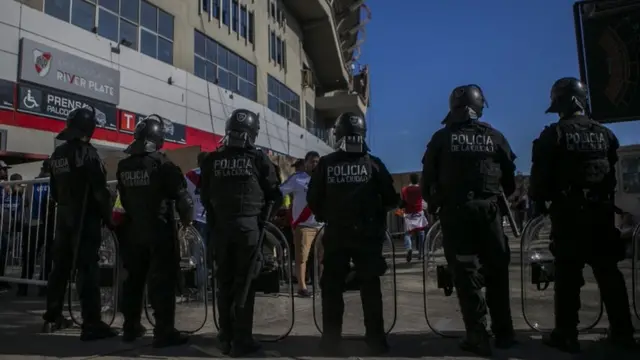 Seguridad en el Boca vs River