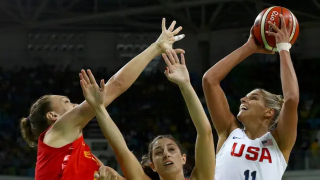 Elena Delle Donne en Río de Janeiro