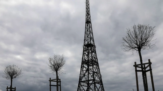 Torrewww loteriasrádio Gleiwitz, na fronteira germano-polonesa