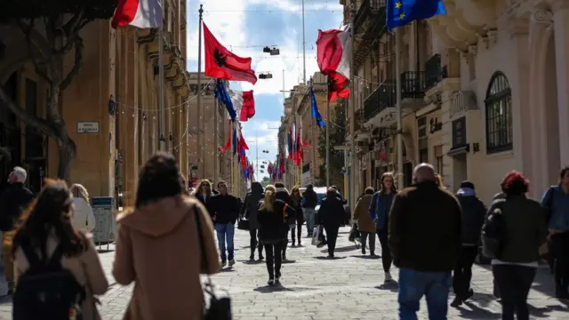 馬耳他首都瓦萊塔街頭（22/3/2018）
