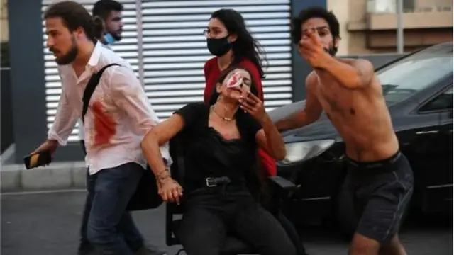 Victims from Beirut explosion