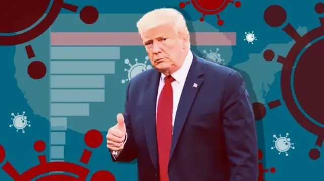 ရောဂါကူးစက်သူများတာဟာ များများစစ်နိုင်လို့ရတဲ့ ဂုဏ်ထူးဆောင်တံဆိပ်တခုပဲလို့ သမ္မတထရမ့်ကဆို