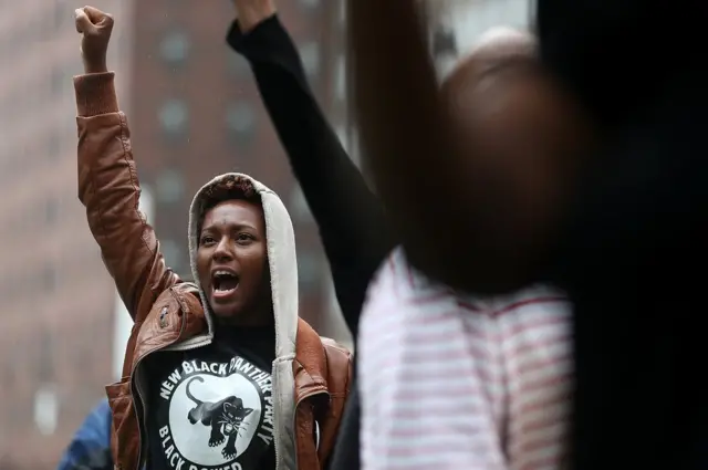 Ha habido protestas en Cleveland pero de momento no se han producido disturbios.