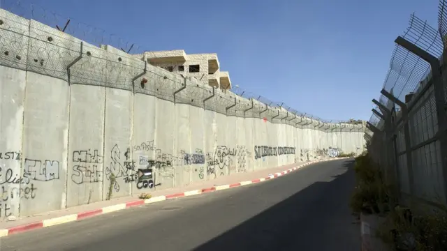 Muro israelí en Cisjordania