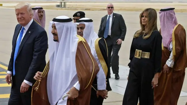 ट्रंप का सऊदी दौरा