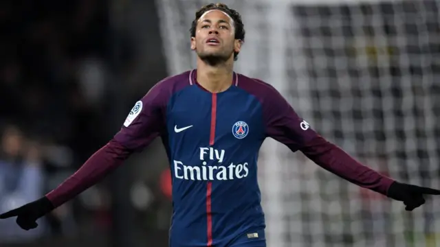 Neymar a inscrit un quadruplé contres Dijon.