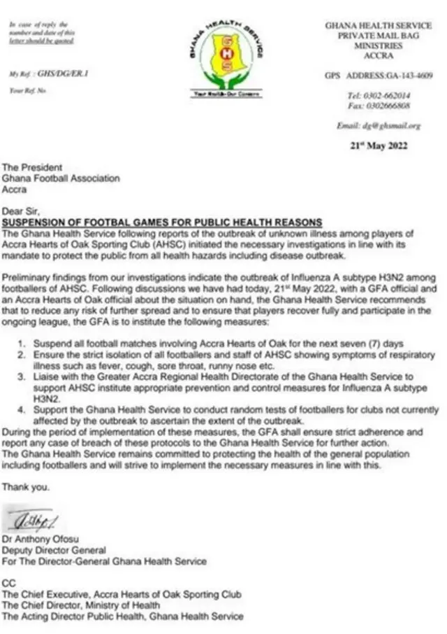 Ghana H3N2v outbreak: GHS confirm virus, investigate