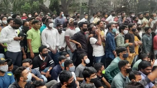 पुण्यात एमपीएससी विद्यार्थ्यांचे आंदोलन