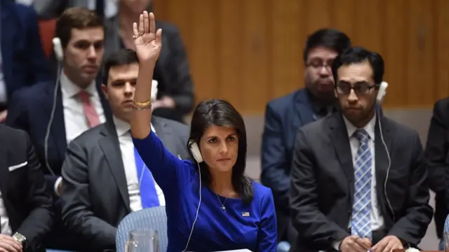 US Ambassador to the UN Nikki Haley