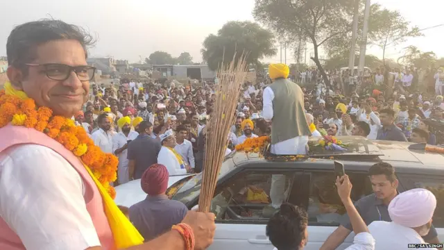 ਆਮ ਆਦਮੀ ਪਾਰਟੀ ਦੇ ਉਮੀਦਵਾਰ ਸਤਿੰਦਰ ਸਿੰਘ