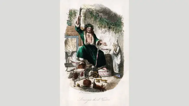 U jednom trenutku Duh božićne sadašnjosti sugeriše da je sveštenstvo koje se bogati neizlečivije i od Skrudža - oni ni ne zaslužuju ni da ih posete duhovi