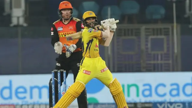 गायकवाड़ ने 75 रनों की आक्रामक पारी खेली और मैन ऑफ़ द मैच रहे