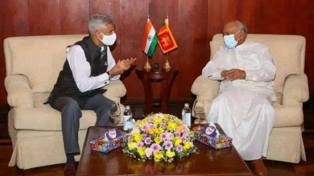 ඉන්දීය සහ ශ්රී ලංකාවේ විදේශ ඇමතිවරුන්ගේ හමුවක්