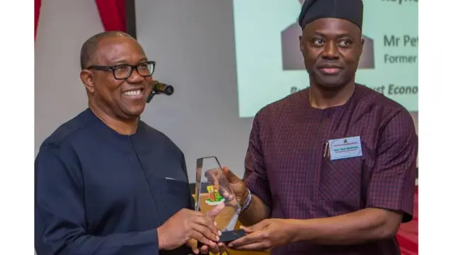 Peter Obi wit govnor of Oyo state, Seyi Makinde