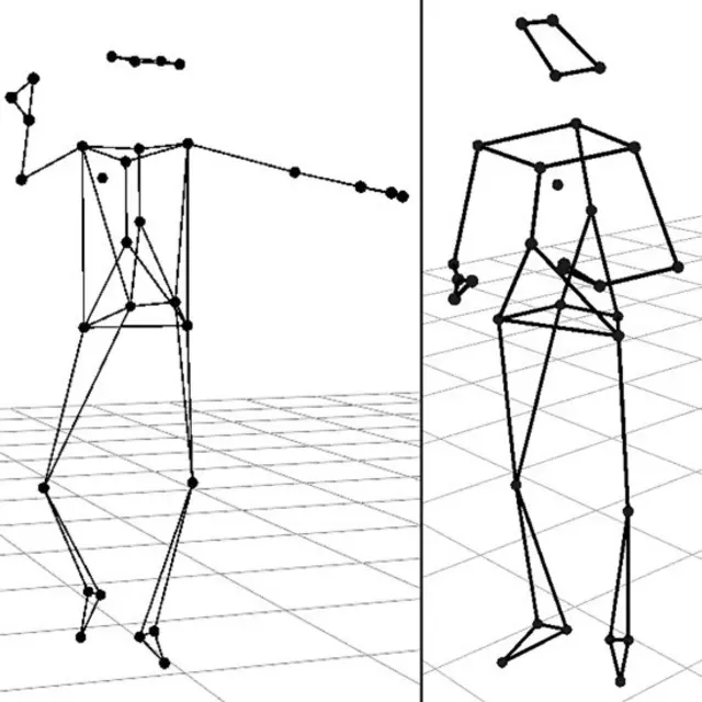 Imágenes de captación de movimiento.