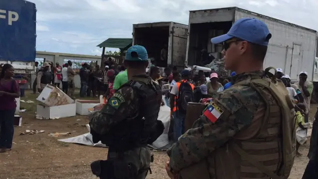 Militares chilenos e brasileiros