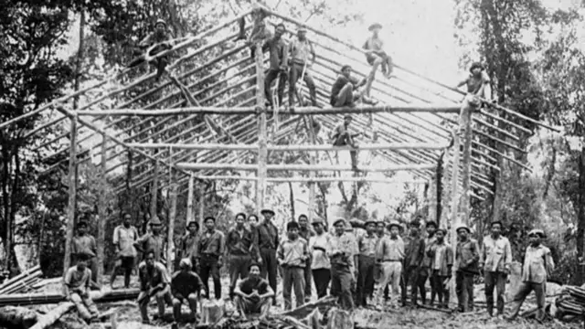 ১৯৬৯-৭০ সাল নাগাদ সাজেক ভ্যালিতে শিবির বানাচ্ছেন মিজো বিদ্রোহীরা