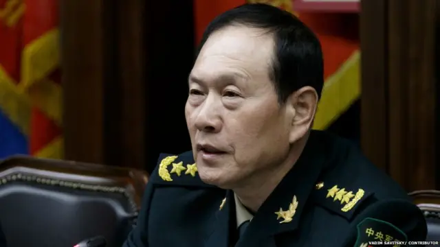 चीन के रक्षा मंत्री वे फंगख