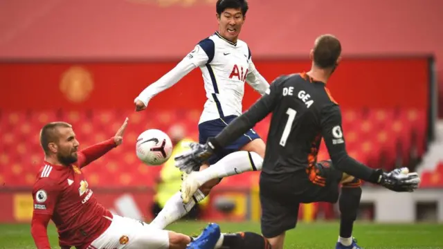 Mgbe Son were De Gea solo