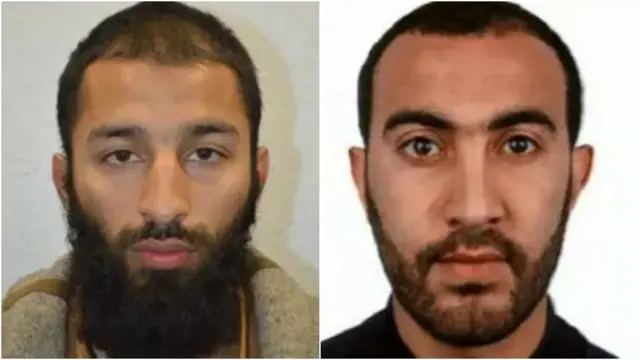 Khuram Butt (trái) và Rachid Redouane
