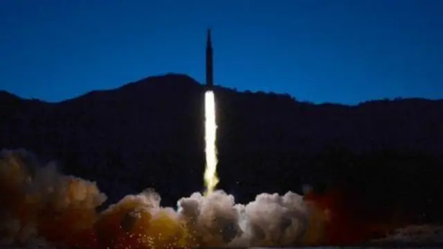 북한이 쏜 미사일