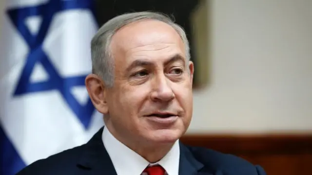 نتنياهو في جلسة مجلس الوزراء يوم الأحد