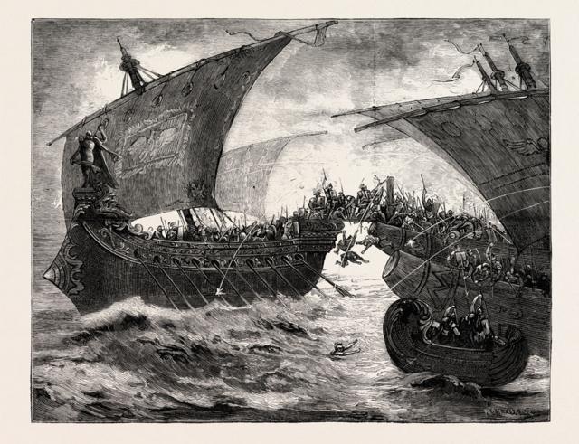 Ilustración de la Batalla de Accio