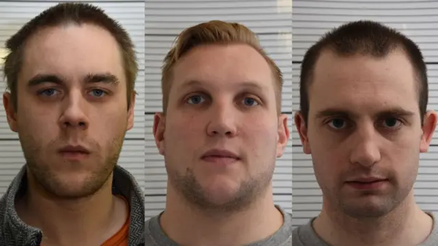 Joel Wilmore, Nathan Pryke and Darren Fletcher