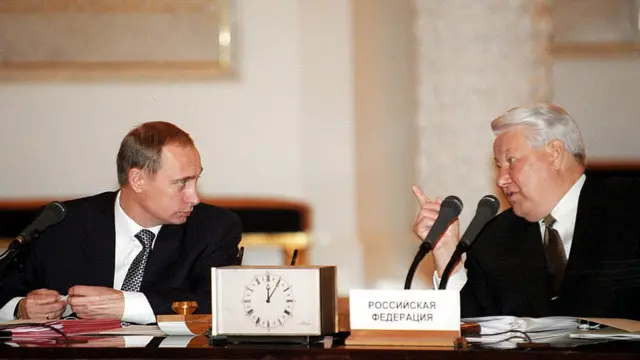 Путин и Ельцин, 1999 год