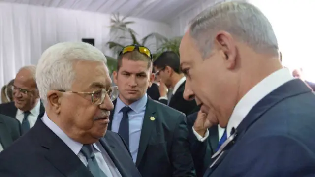 بنیامین نتانیاهو و عباس سال ۲۰۱۶