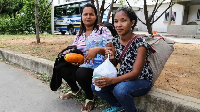 Элиана и ее спутница, жительницы Венесуэлы
