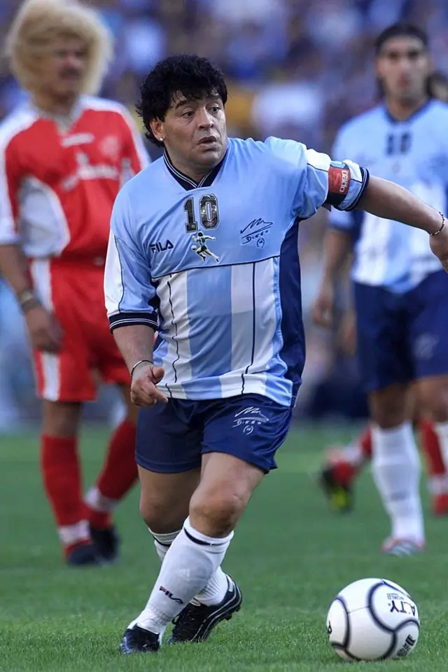 Maradona en 2001