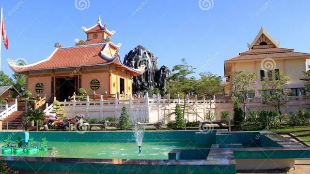 Một góc trong khu tưởng niệm Hồ Chí Minh ở Nakhon Phanom