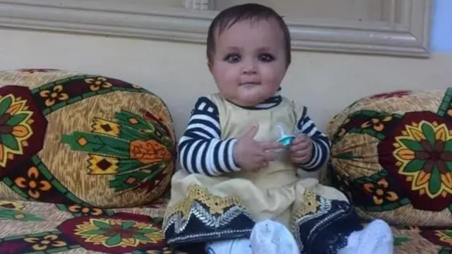 خورشید علی کی کم سن نواسی جو اس حادثے میں ہلاک ہو گئی