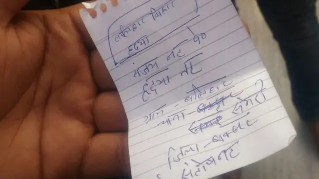 संजय से मिला कागज