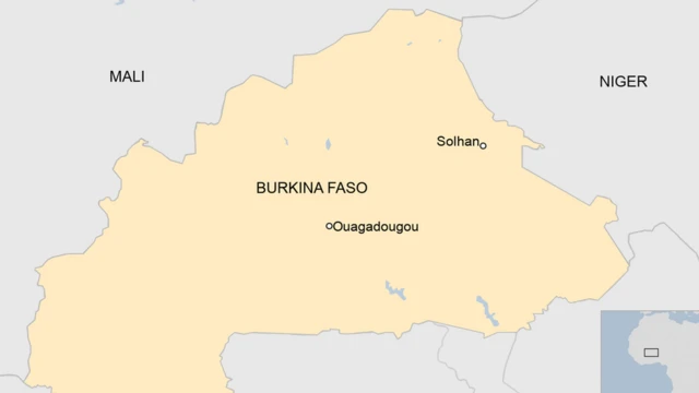 Map of Burkina Faso