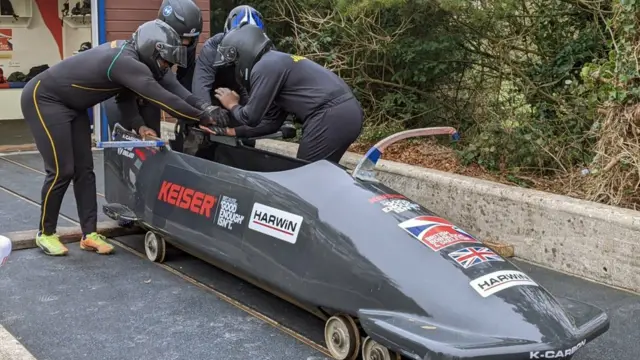 Team training at facility at University of Bath