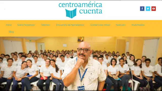 La página de Centroamérica Cuenta