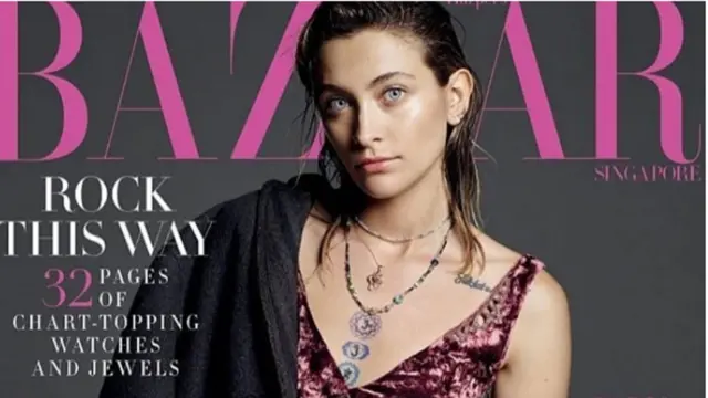 Paris Jackson apologises over Harper's Bazaar Singapore cover